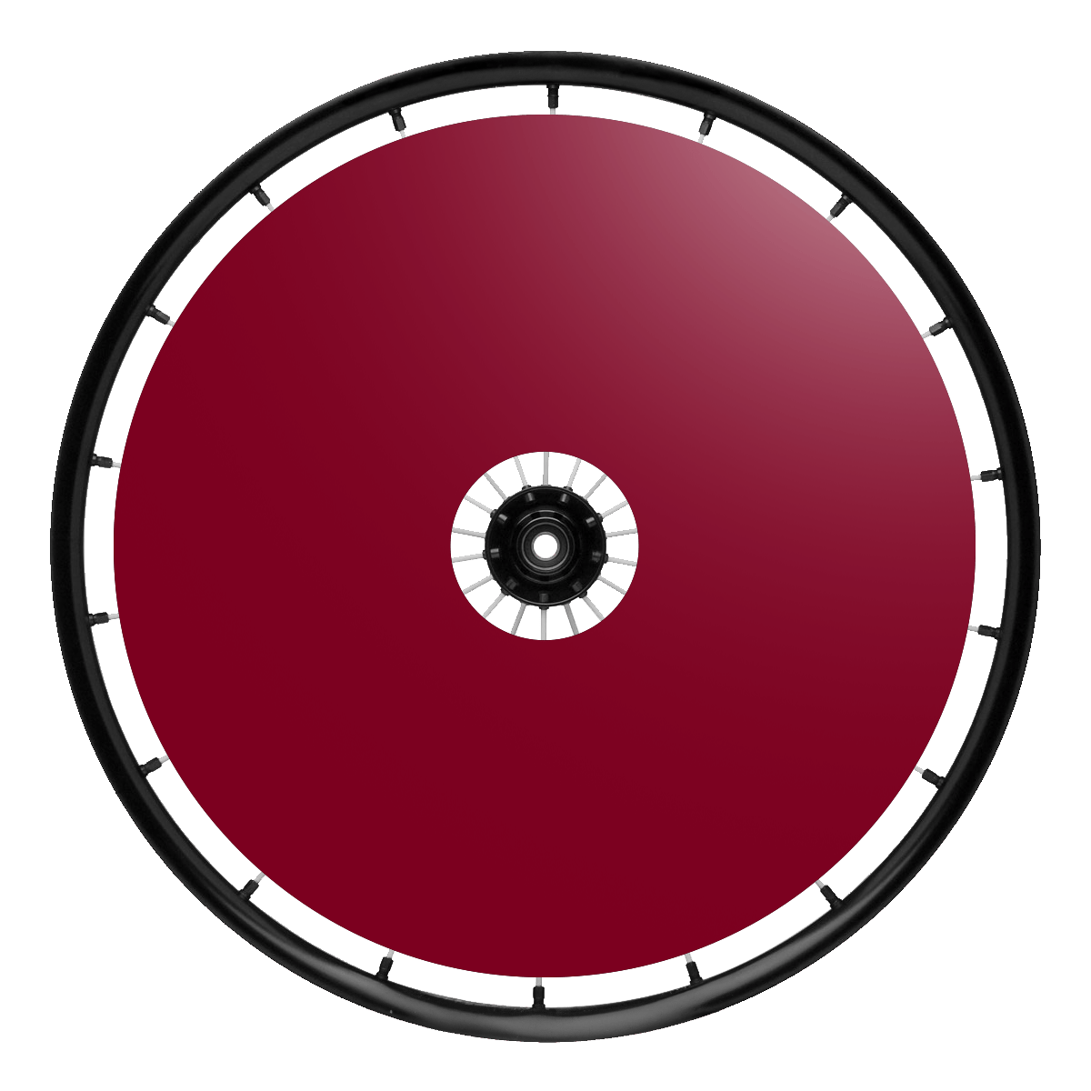 Wine Burgundy Spoke Guard - Pair (800020)