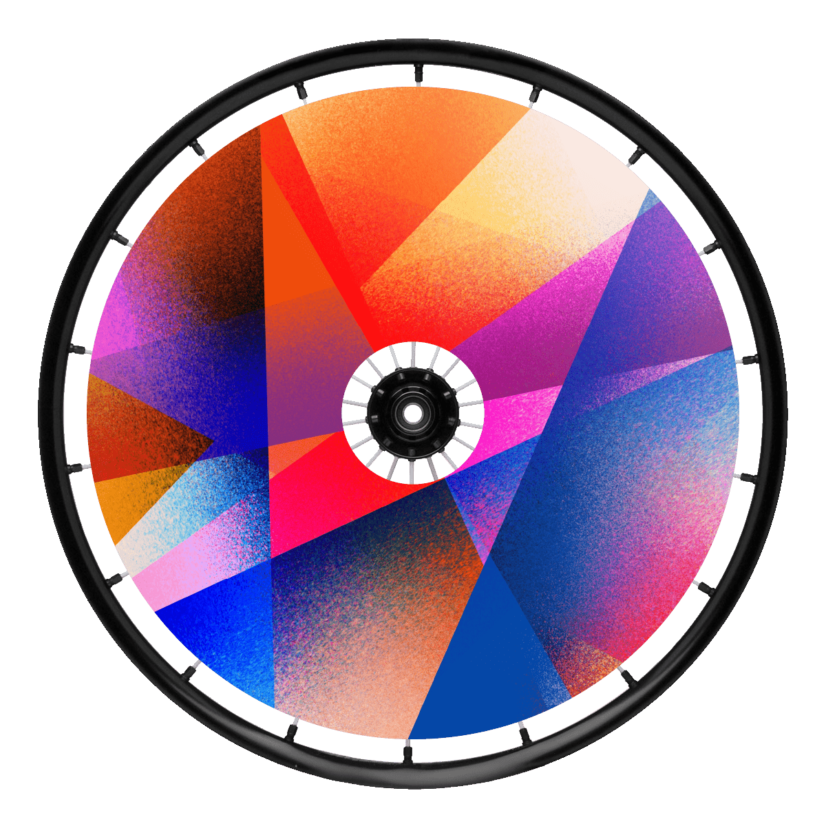 Geo Abstract Spoke Guard - Pair