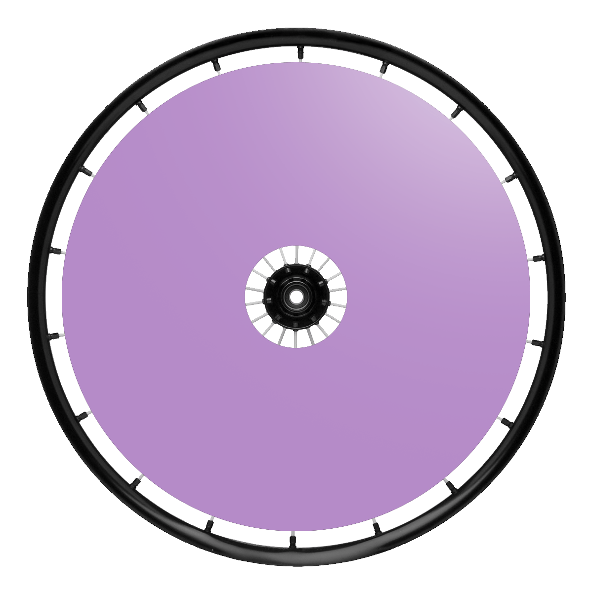 Mauve Purple Spoke Guard - Pair (BB8FCE)