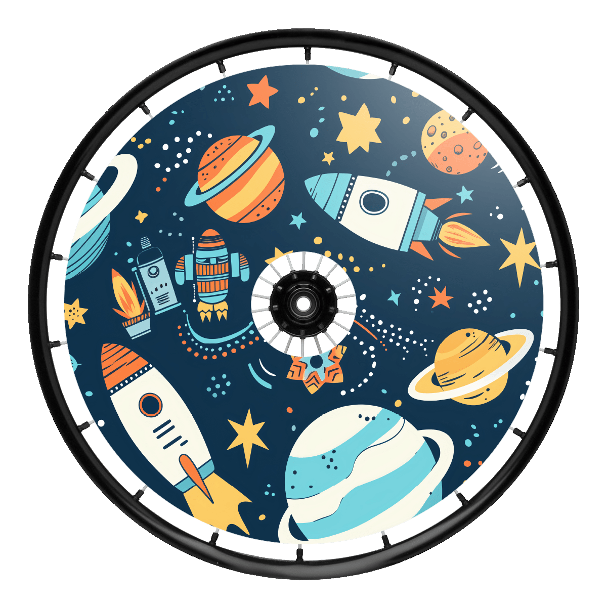 Space Travel Spoke Guard - Pair